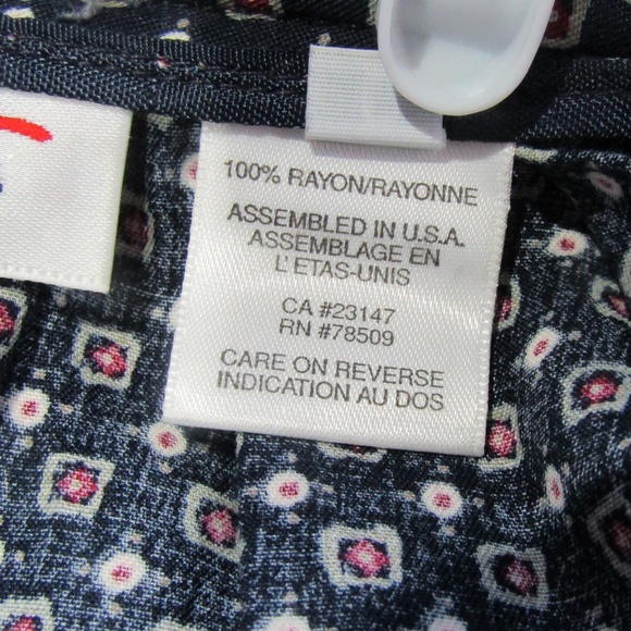 Vintage Talbots Long Modest Print Skirt Size 6 - Picture 4 of 4